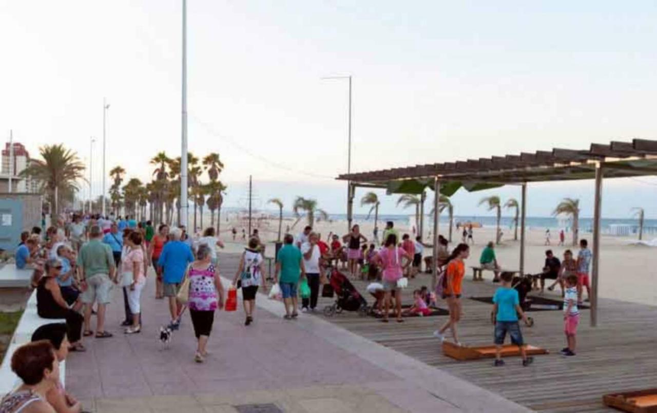 Infante Primera Linea Gandia Playa Solo Familias Playa de Gandia Zewnętrze zdjęcie